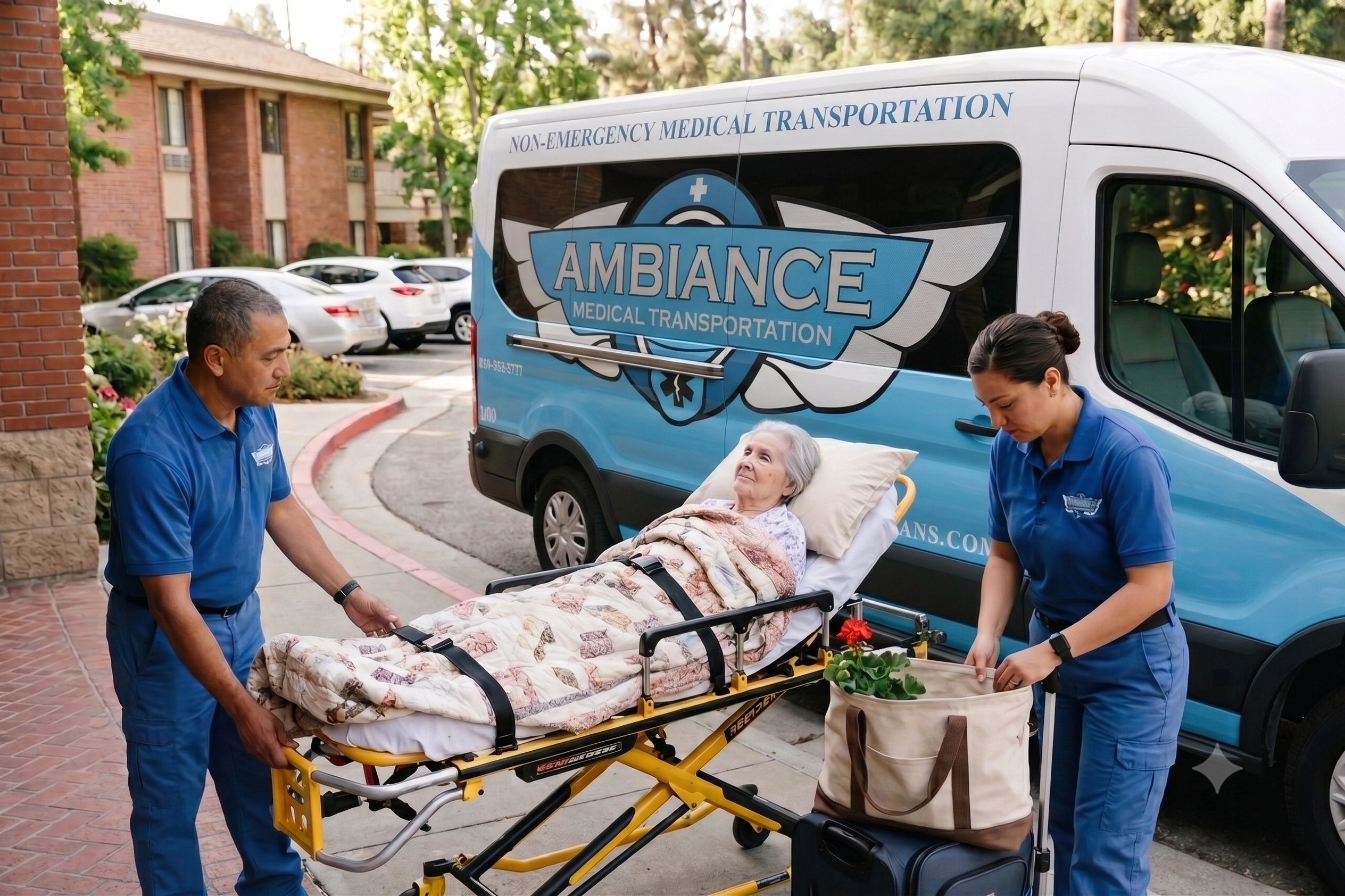 She was moving from one facility to another. And she wasn't leaving her things behind.